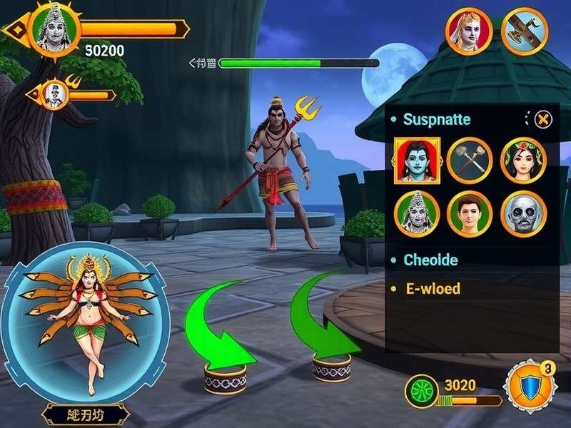 Sisodia Warrior S Quest gameplay showing a warrior in combat against mythical creatures